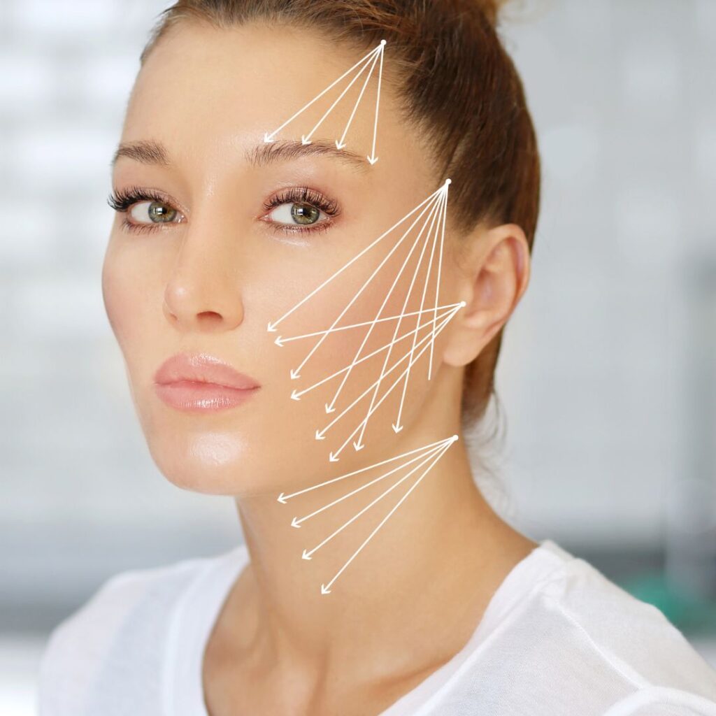 کربوکسی تراپی برای افتادگی دوطرف صورت